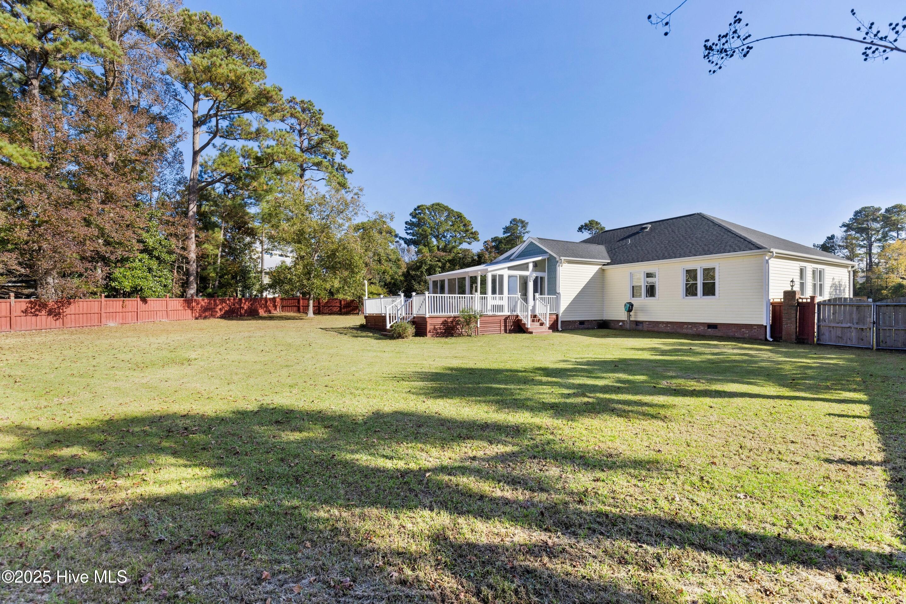 1501 Field View Road Wilmington, NC 28411 - Photo 49 of 57 Fully fenced, Large private backyard with room for a pool, garden or playground.