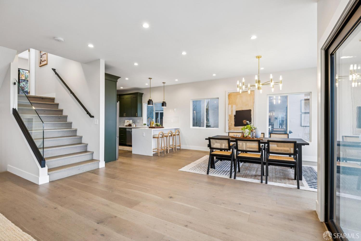 2024 15th Avenue San Francisco, CA 94116 - Photo 34 of 99 a view of a livingroom with furniture and stairs