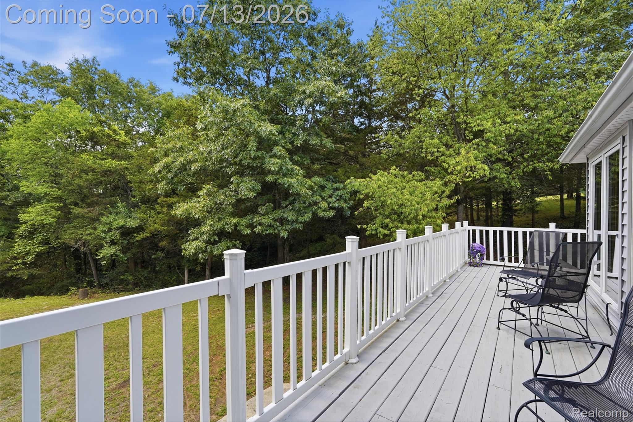 10525 Antcliff Road Brooklyn, MI 49230 - Photo 44 of 80 Expansive wraparound deck with peaceful views of the private wooded backyard