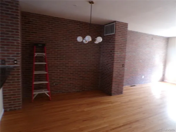 a view of an empty room