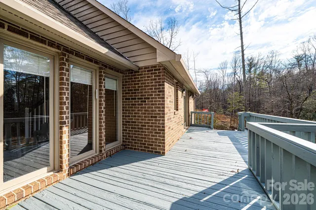 a view of an empty room with a garage