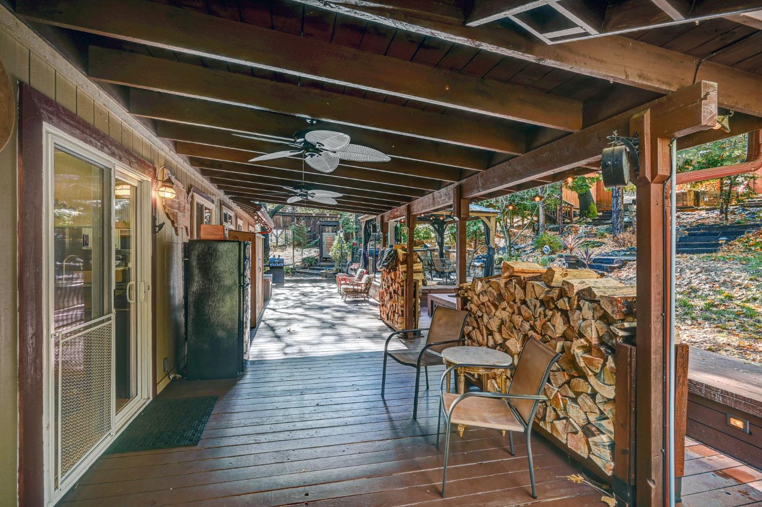 734 Utica Drive Murphys, CA 95247 - Photo 27 of 36 a view of a porch with wooden floor