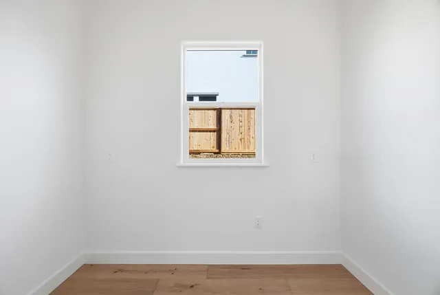 a small space with a window