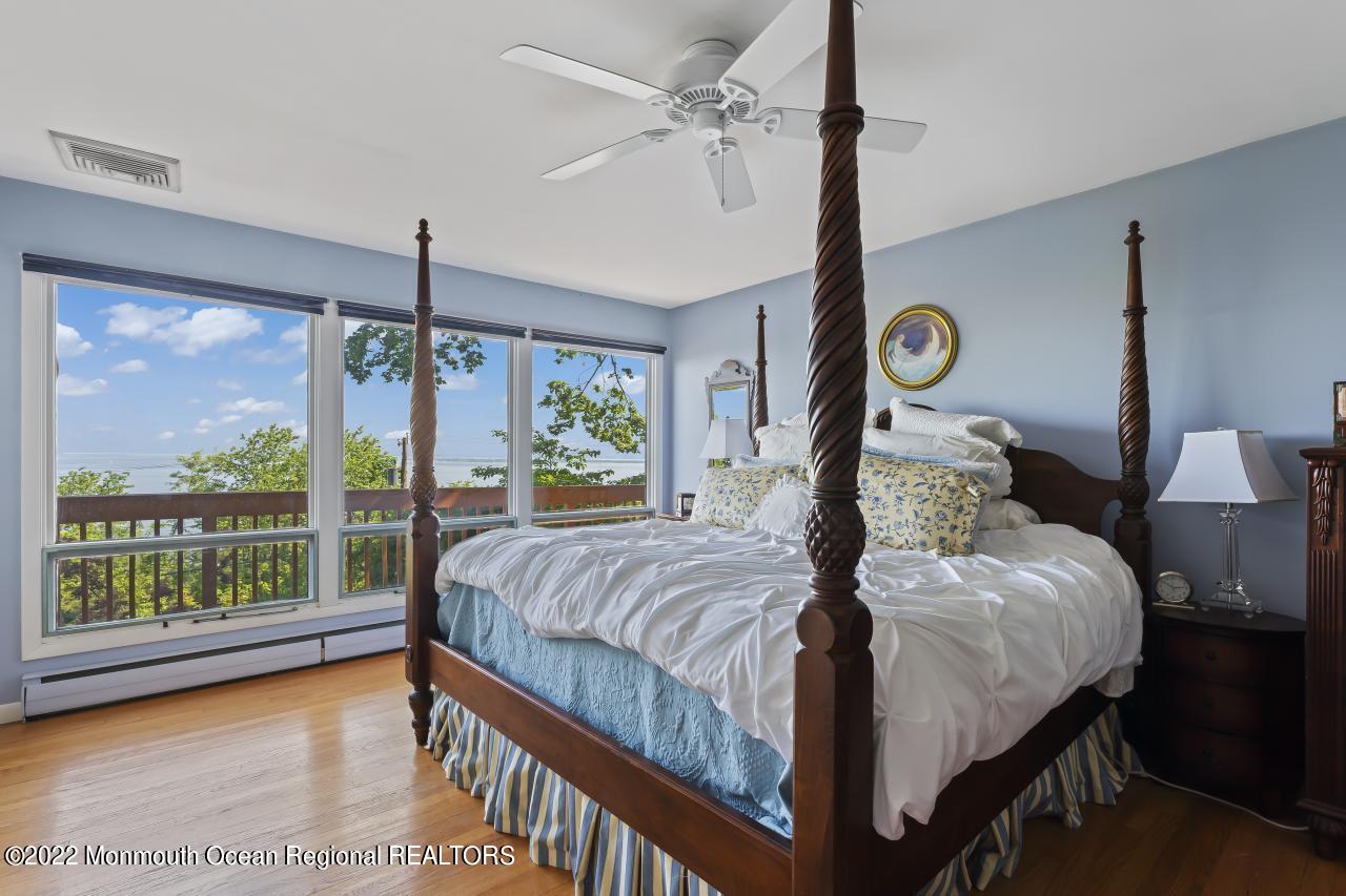 9 Hook Harbor Road Atlantic Highlands, NJ 07716 - Photo 15 of 31 Master Bedroom w/Waterviews