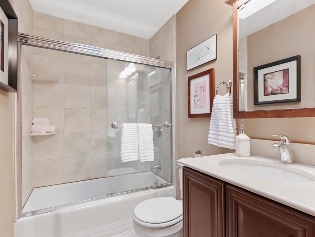 66 Anthony Road Newton, MA 02460 - Photo 25 of 39 a bathroom with a sink toilet and shower