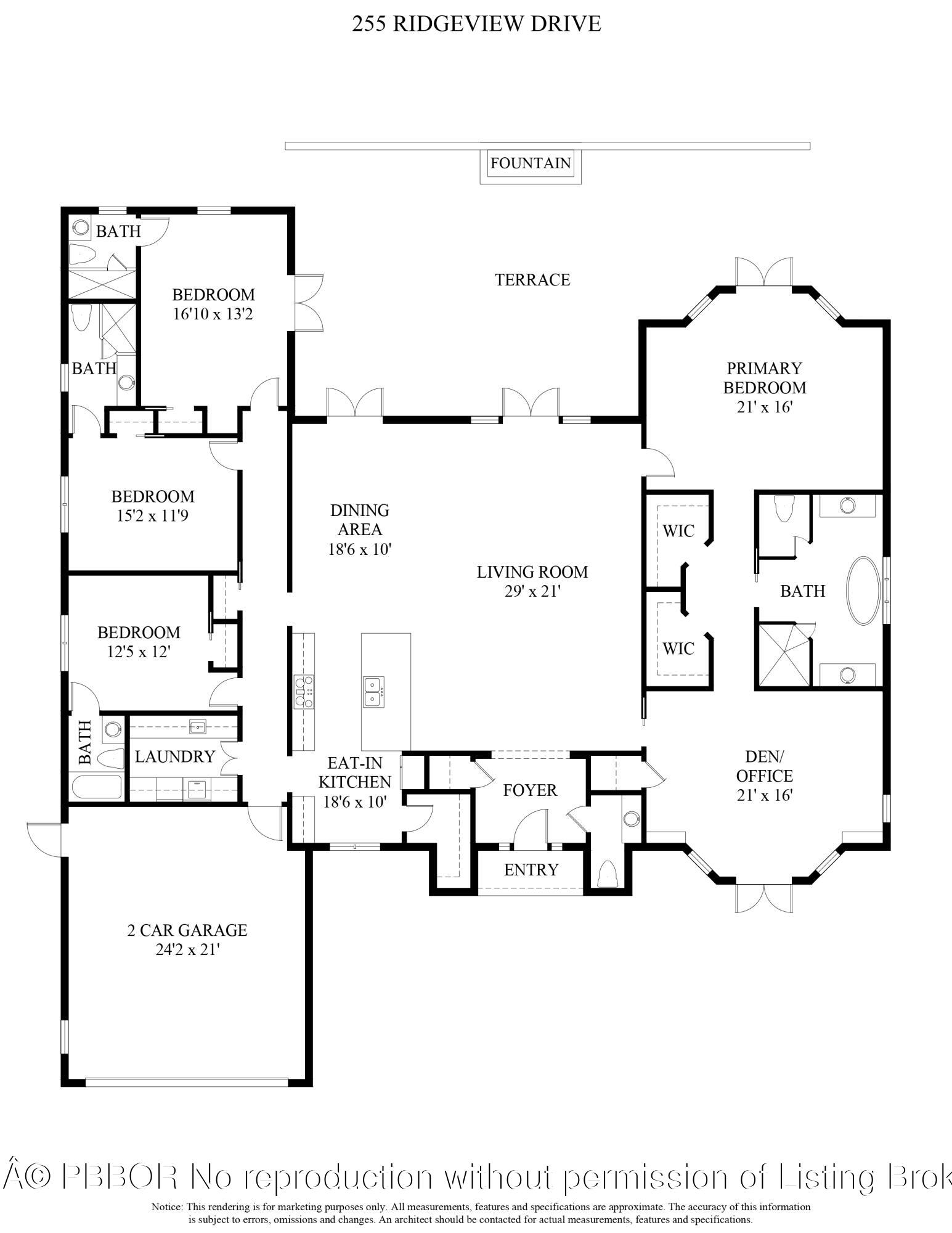 255 Ridgeview Drive Palm Beach, FL 33480 - Photo 49 of 49 255 Ridgeview Drive - Floor Plan_page-00