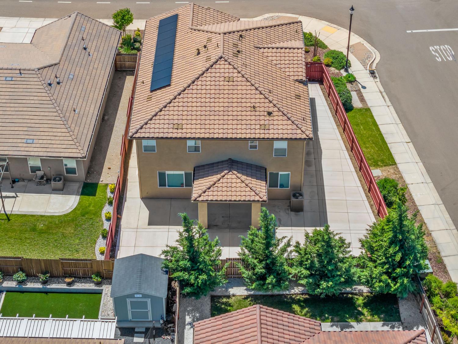 1602 Oleander Avenue Manteca, CA 95337 - Photo 49 of 52 an aerial view of a house