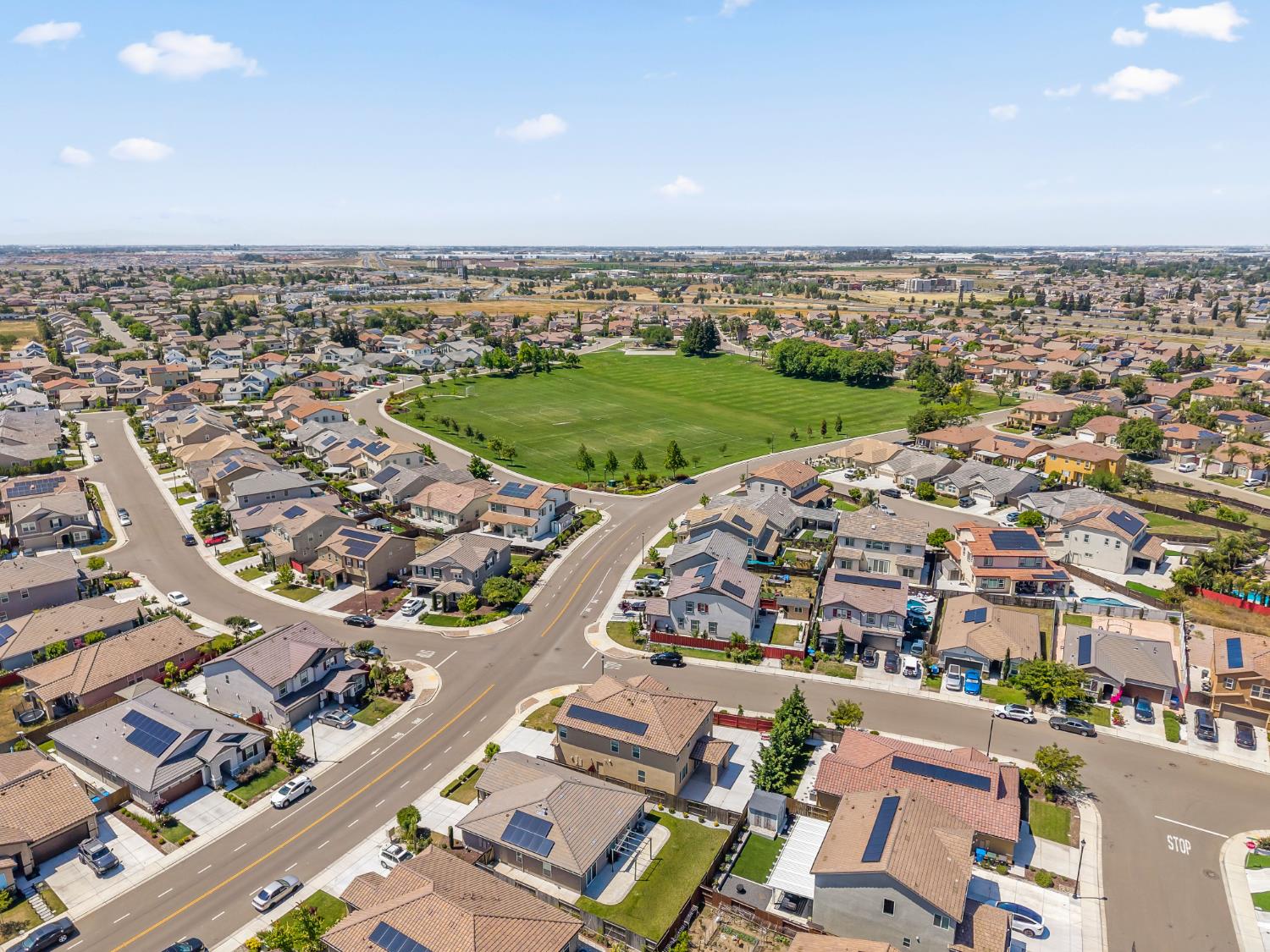 1602 Oleander Avenue Manteca, CA 95337 - Photo 51 of 52 an aerial view of a city