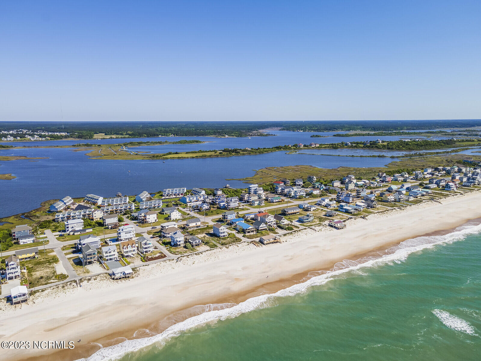 334 Topsail Road North Topsail Beach, NC 28460 - Photo 10 of 29 Drone Aerial