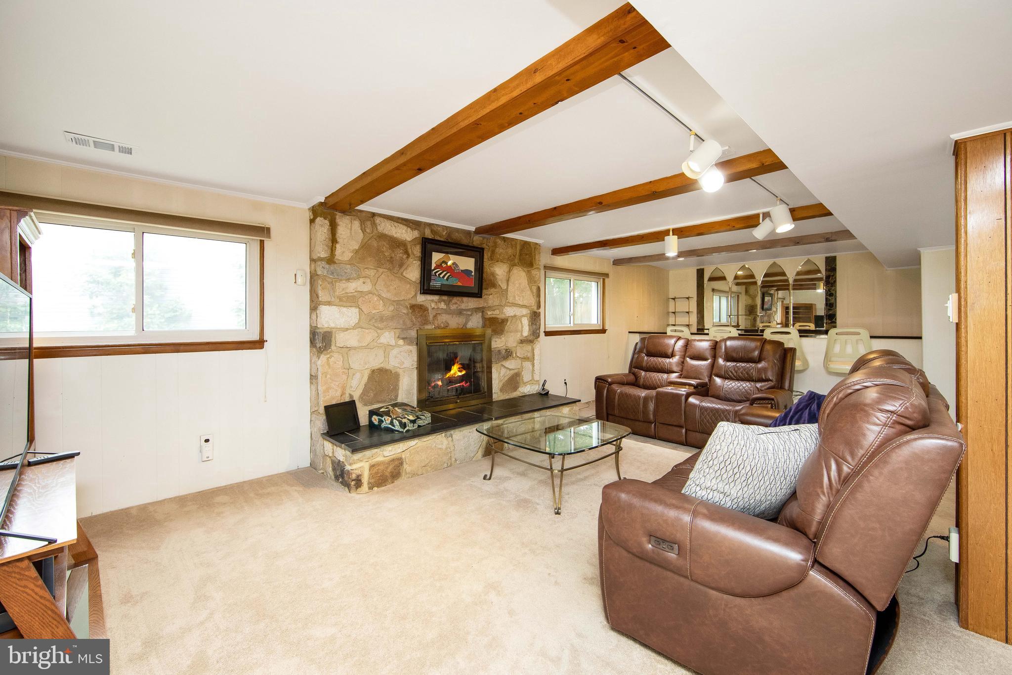 17 Strathmore Drive Cherry Hill, NJ 08003 - Photo 28 of 42 Expansive Family Room with Gas Fireplace