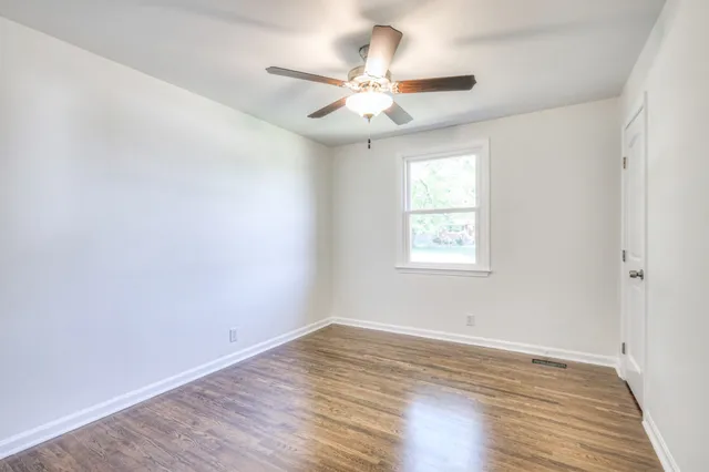 wooden floor in an empty room