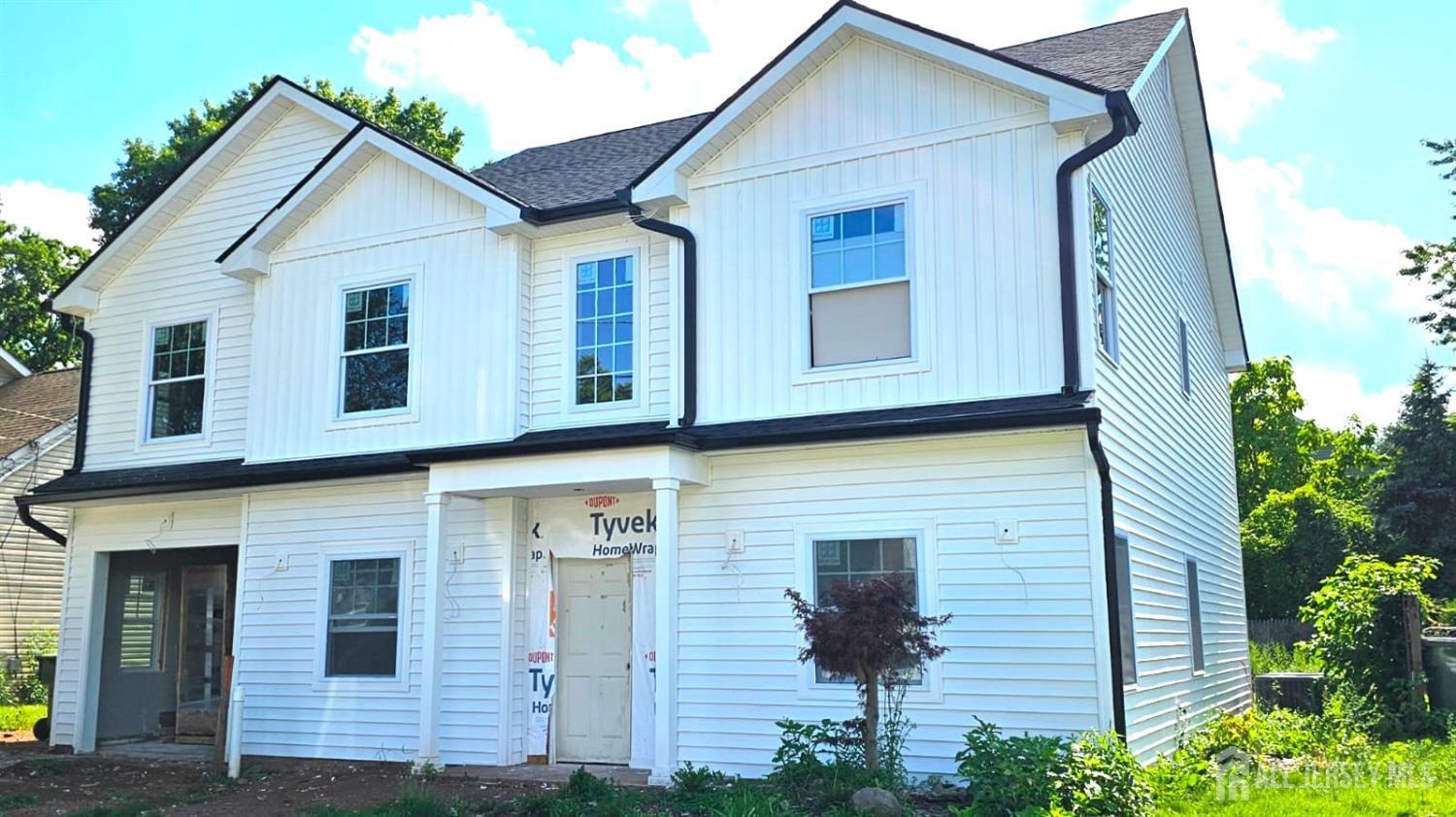 a view of a house with windows