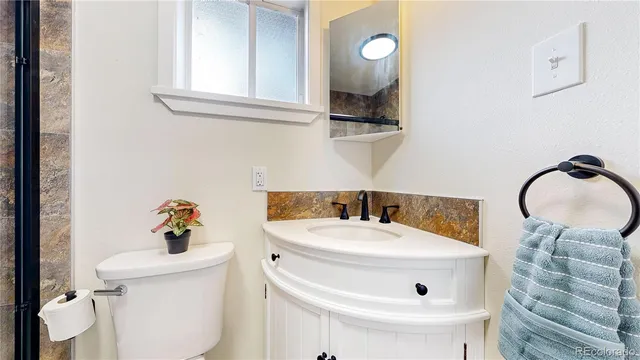 a bathroom with a sink and a toilet