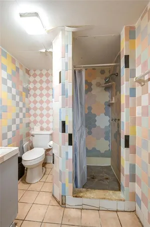 a view of room with door