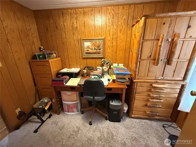 a room with musical instruments