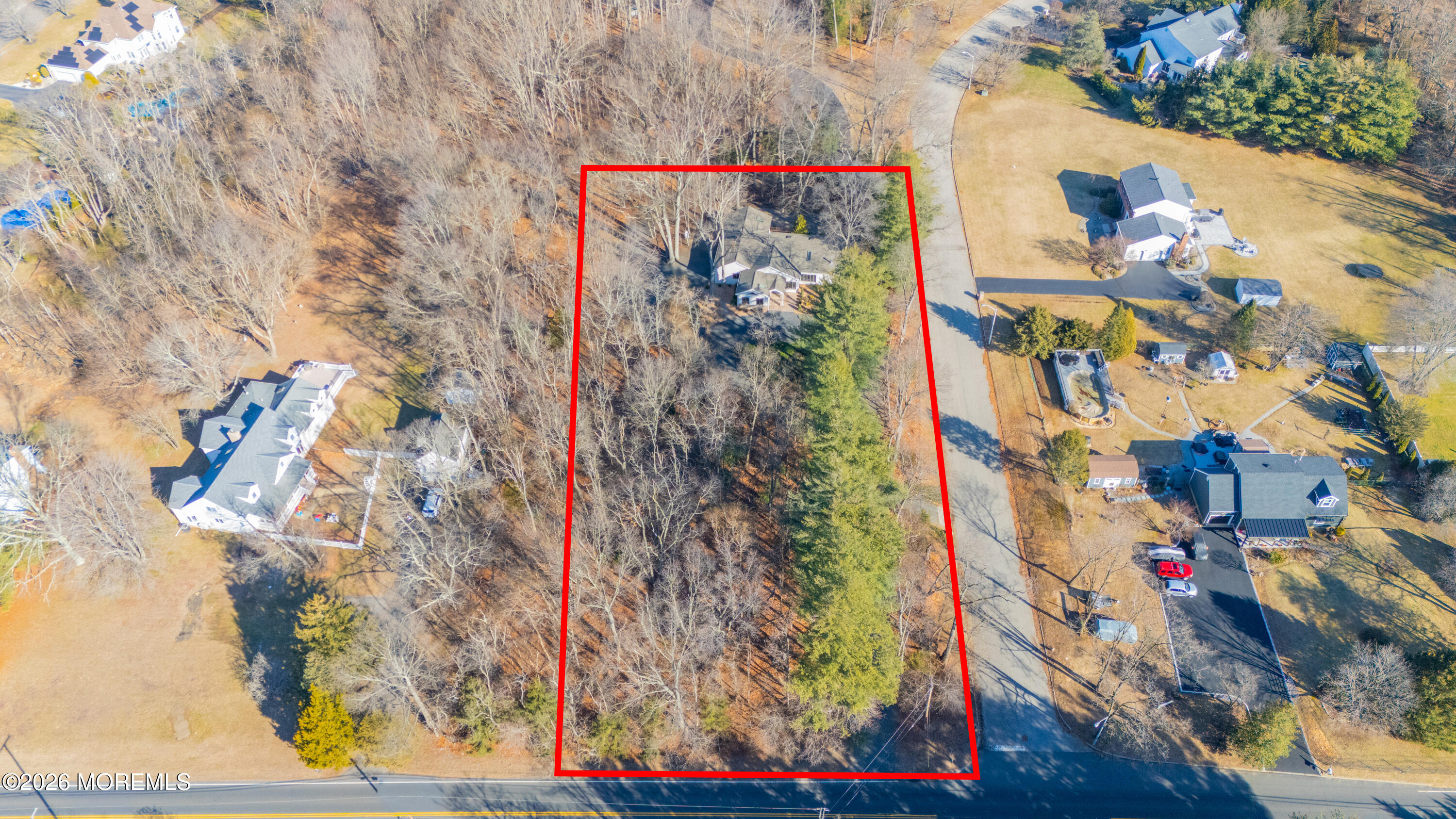 184 Smithburg Road Manalapan, NJ 07726 - Photo 16 of 45 drone1