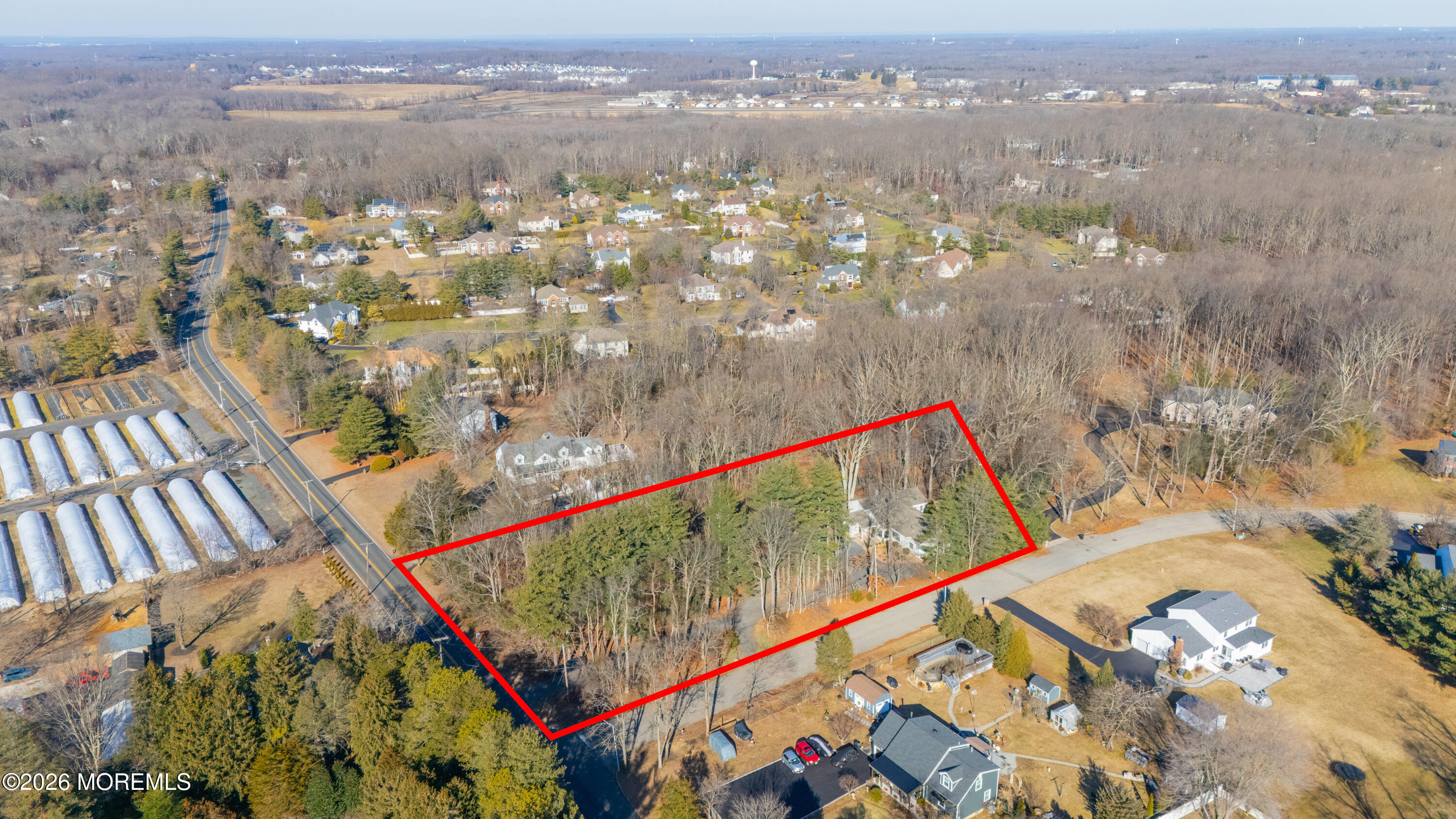 184 Smithburg Road Manalapan, NJ 07726 - Photo 41 of 45 drone 21.1