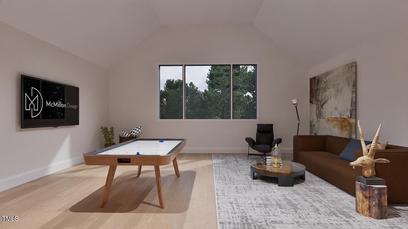 962 Shelley Road Raleigh, NC 27609 - Photo 20 of 34 a living room with furniture and a large window
