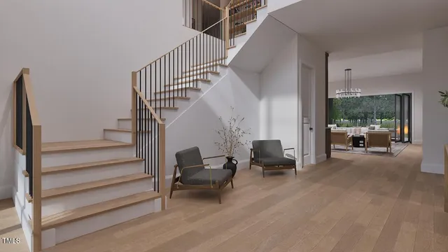 a view of entryway and hall