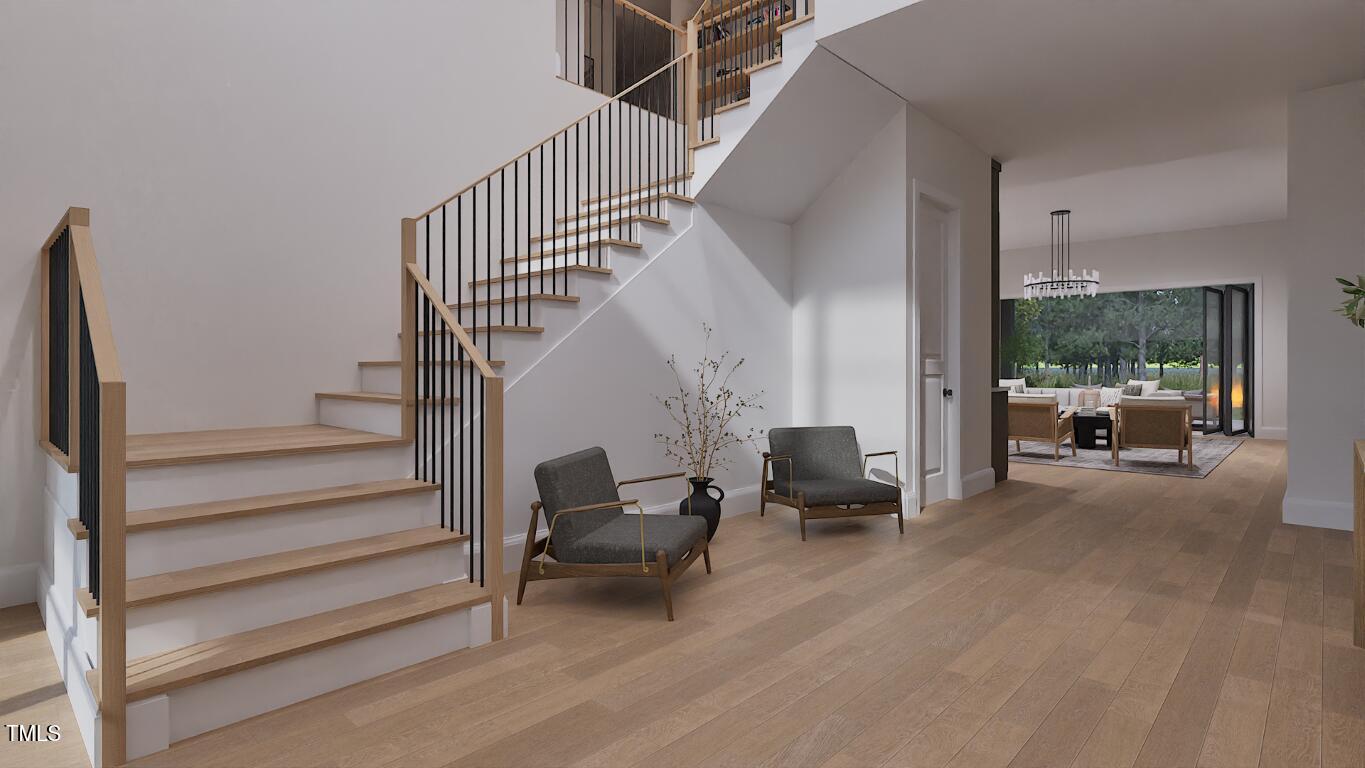 962 Shelley Road Raleigh, NC 27609 - Photo 3 of 34 a view of entryway and hall