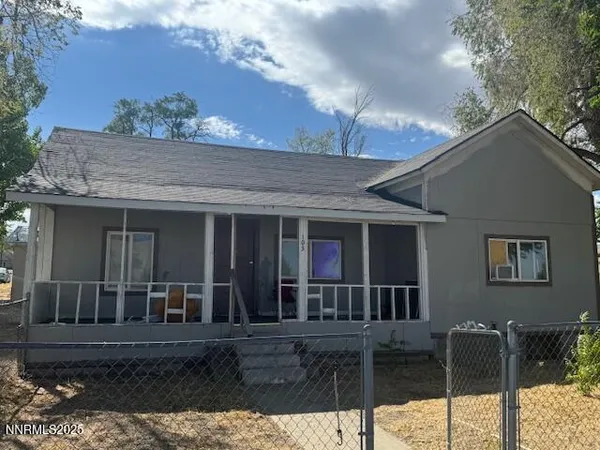 a view of a house with a porch