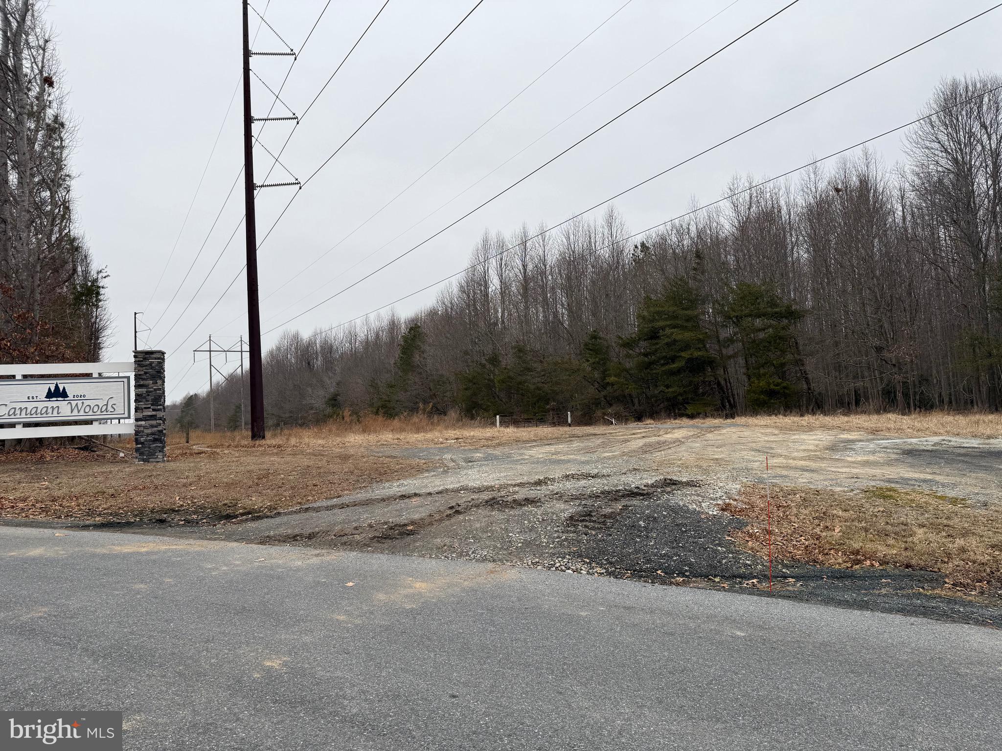 0 Benson Road Lincoln, DE 19960 - Photo 5 of 9 View from Covenant Rd across 150’ DP&L easement