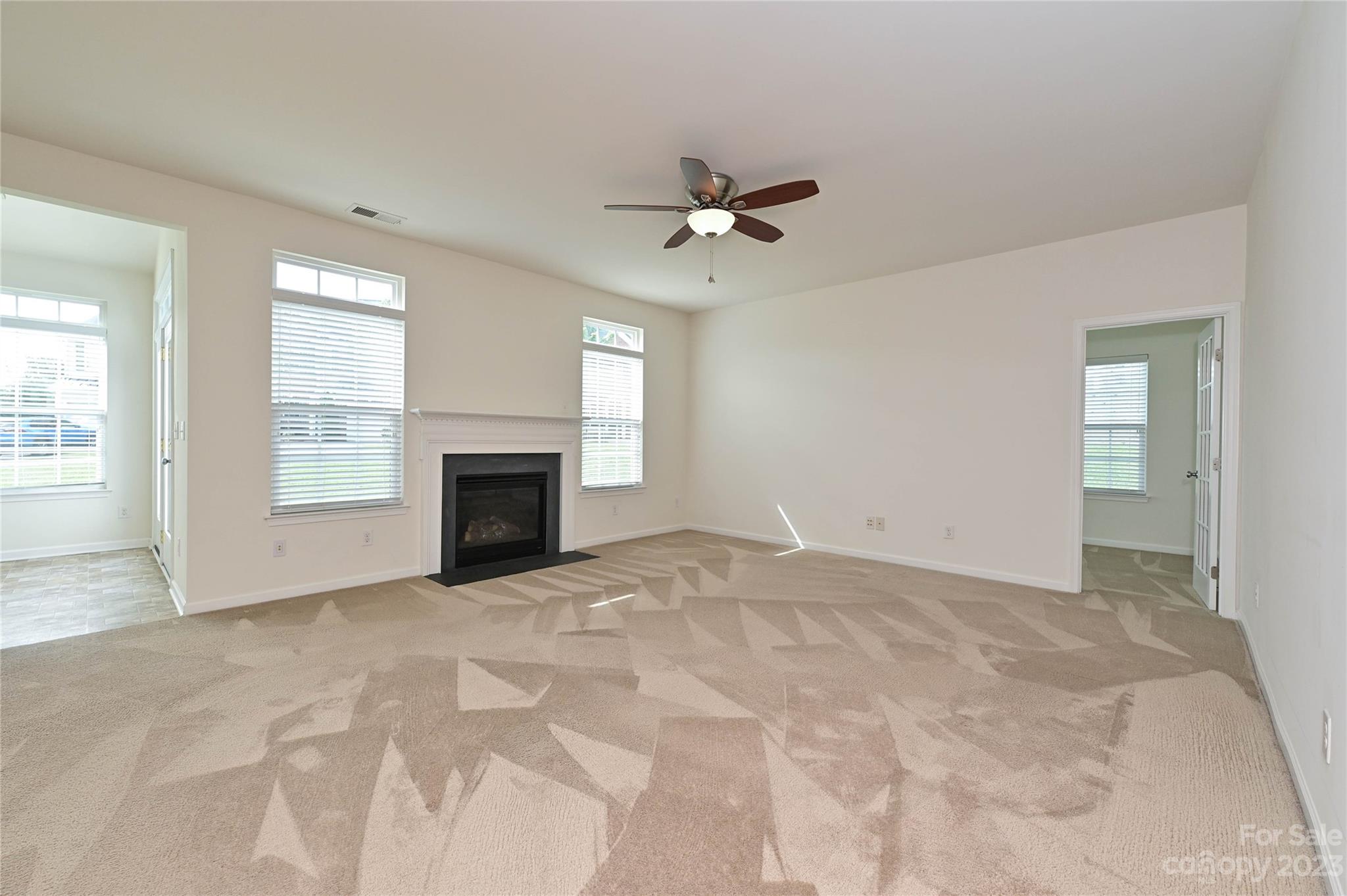 530 White Springs Road, Unit 21 Fort Mill, SC 29708 - Photo 20 of 42 an empty room with windows and fireplace