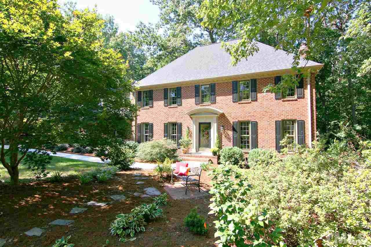 8005 Shellnut Road Raleigh, NC 27615 - Photo 2 of 25 Almost 1/2 Acre in the Established Neighborhood of North Ridge -- with Winding Streets and Mature Trees. This Amazing Flat Lot has a Park-like Setting complete with a 7-Zone Irrigation System.