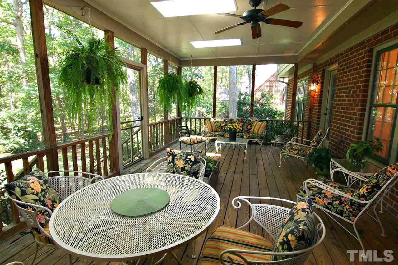 8005 Shellnut Road Raleigh, NC 27615 - Photo 24 of 25 You may not Ever Want to Leave this Oversized Screened Porch -- Truly, a Romantic, Peaceful Retreat!