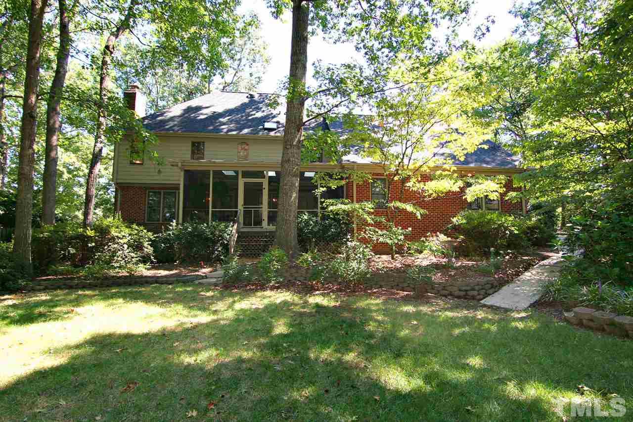 8005 Shellnut Road Raleigh, NC 27615 - Photo 25 of 25 All Brick Home and Screened Porch is Nestled in a Wooded Yard -- What's not to Love???