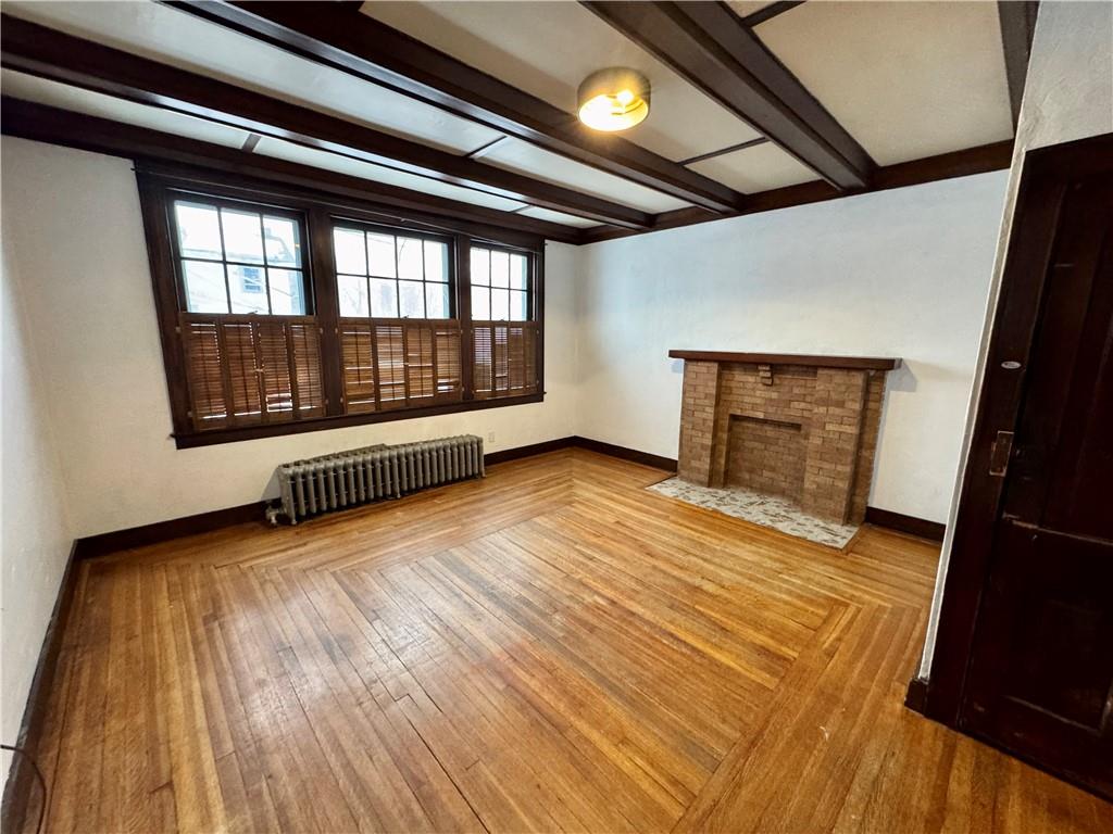 218 Clifford Avenue Apollo, PA 15613 - Photo 16 of 32 a view of empty room with wooden floor and fan