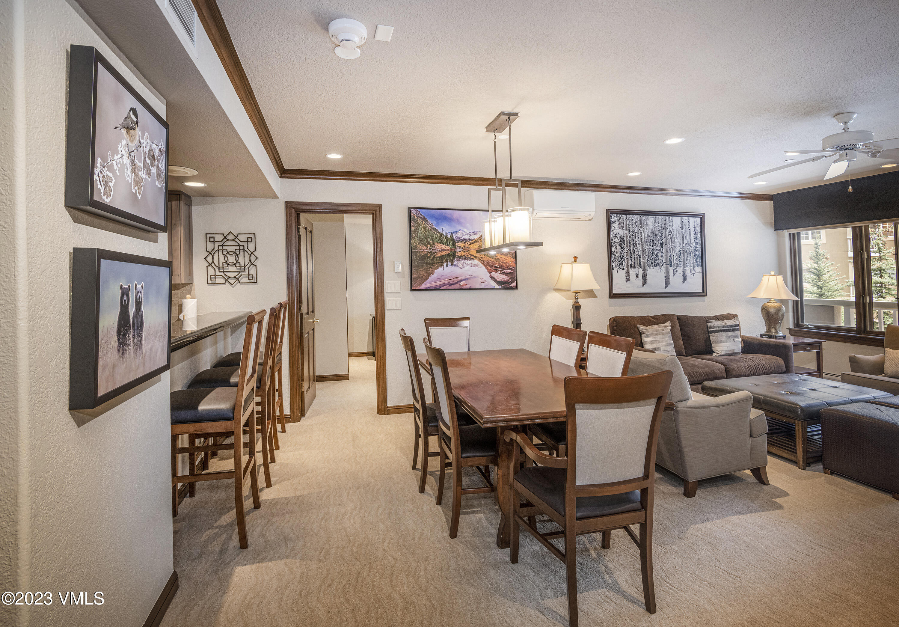 210 Offerson Road, Unit 20830 Beaver Creek, CO 81620 - Photo 3 of 12 a view of a dining room with furniture