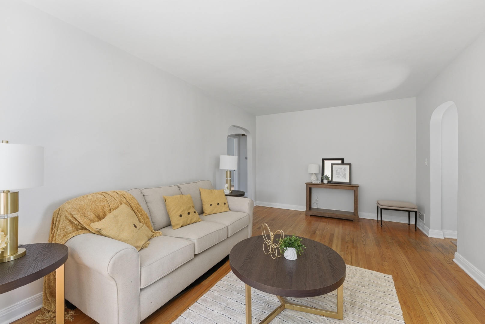 2405 31st Street Moline, IL 61265 - Photo 4 of 24 a living room with furniture and a wooden floor