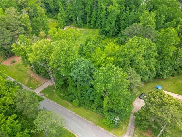 a view of yard with green space