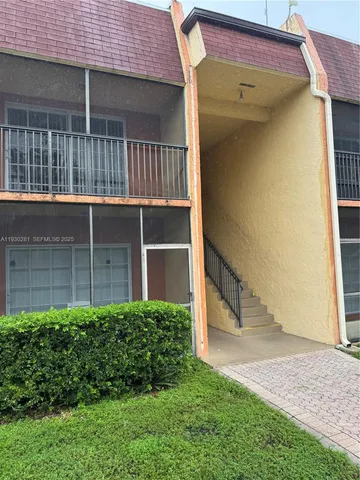 a view of front door of house