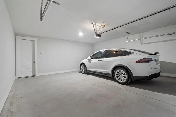 a view of a car garage