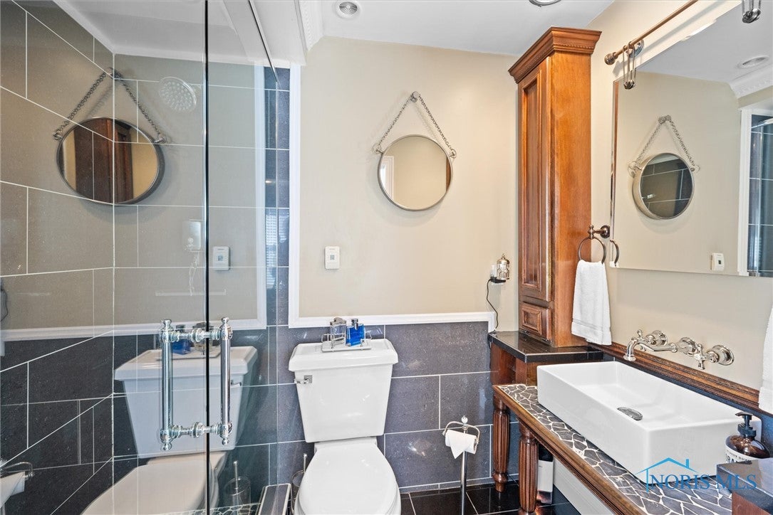 1951 Richmond Road Toledo, OH 43607 - Photo 19 of 45 Primary en suite bathroom with heated floor and step in shower