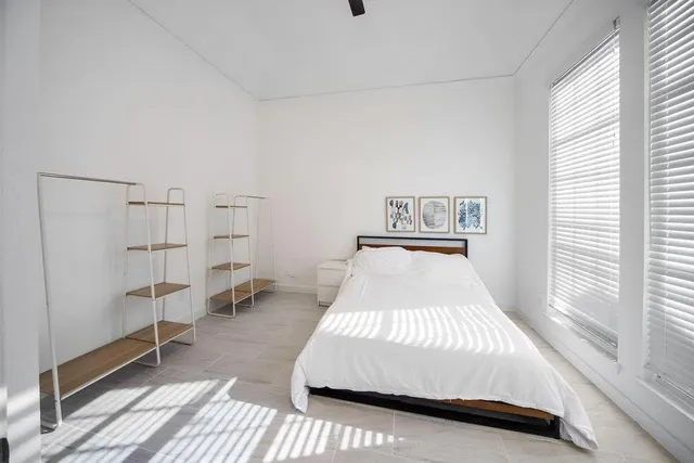 a room with furniture and window