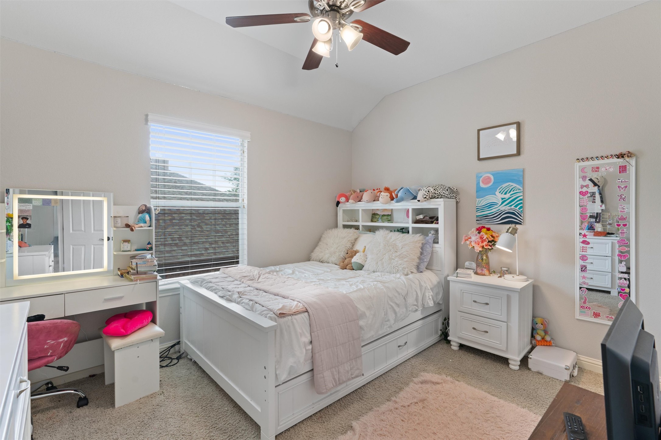 144 Copper Lake Lane Georgetown, TX 78628 - Photo 26 of 39 a bedroom with a bed and a window