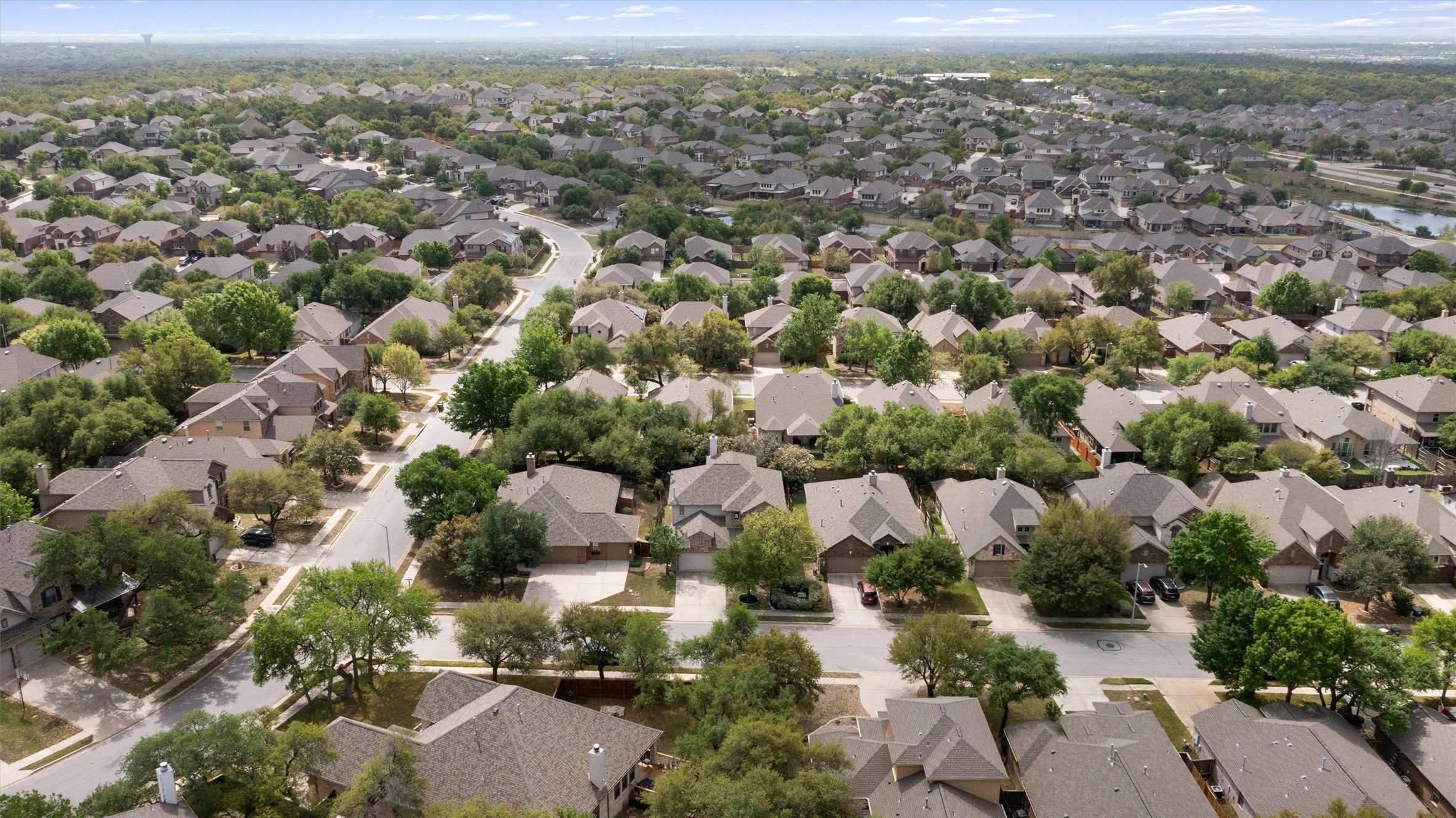 144 Copper Lake Lane Georgetown, TX 78628 - Photo 36 of 39 an aerial view of multiple house