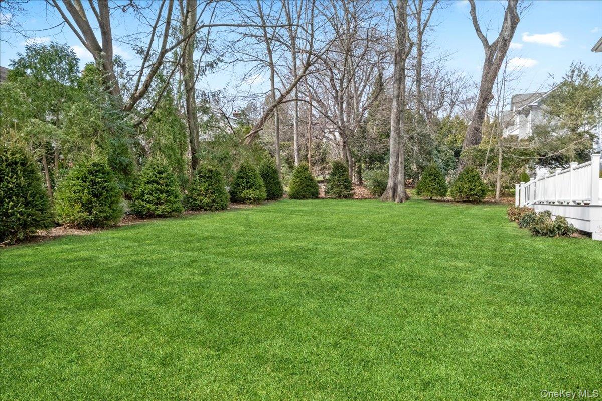 8 Dell Road Scarsdale, NY 10583 - Photo 2 of 41 a view of a grassy field with trees
