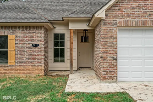 a view of front door of house