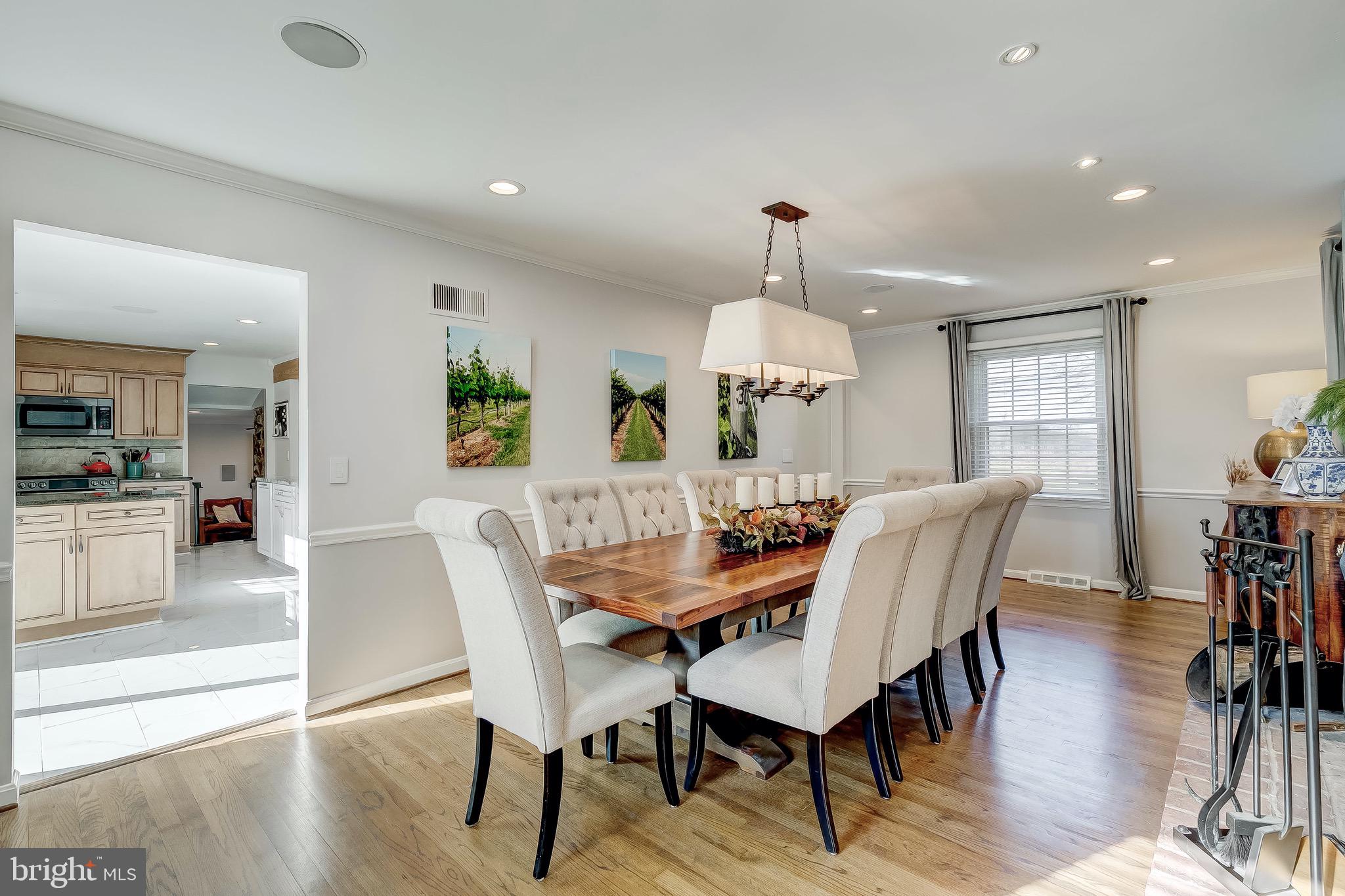 16353 Markoe Road Monkton, MD 21111 - Photo 25 of 96 Separate dining room looking towards kitchen
