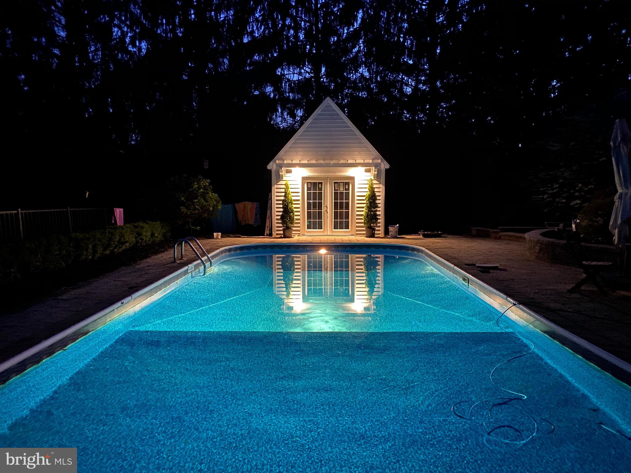 16353 Markoe Road Monkton, MD 21111 - Photo 74 of 96 Pool open at night