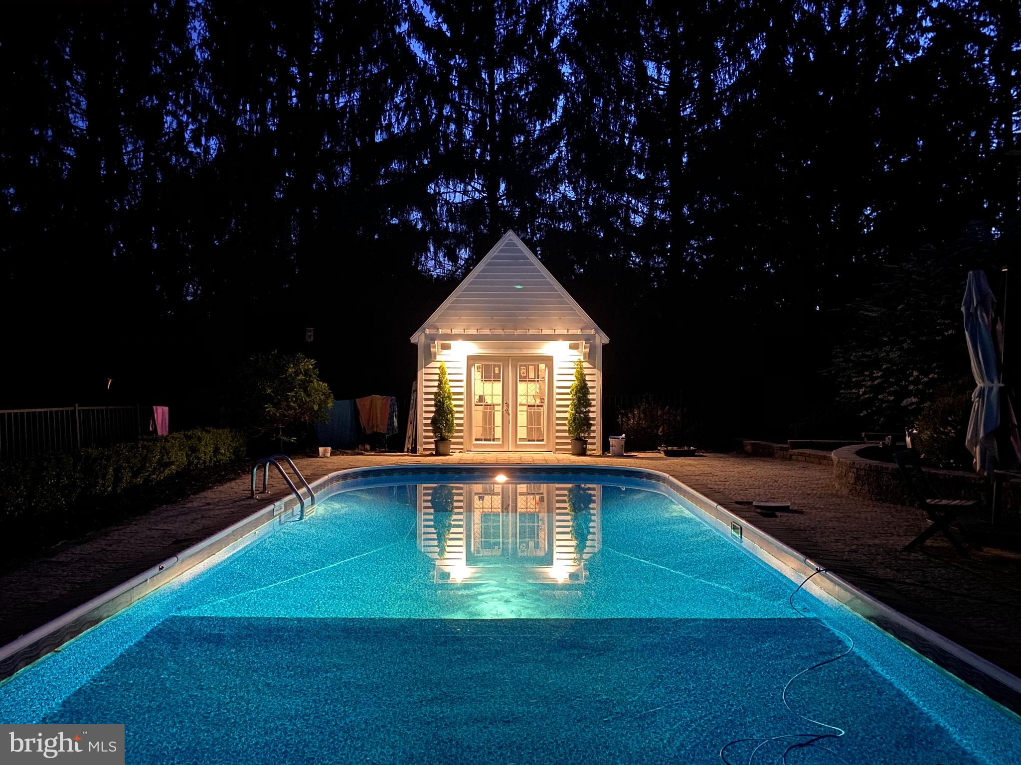 16353 Markoe Road Monkton, MD 21111 - Photo 75 of 96 Pool open at night
