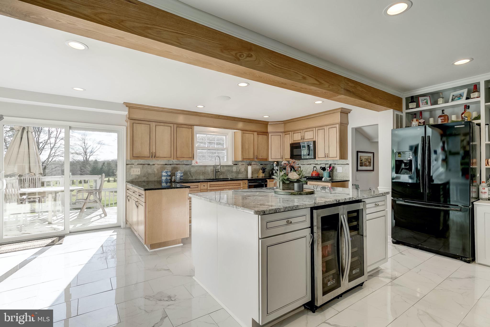 16353 Markoe Road Monkton, MD 21111 - Photo 10 of 96 Kitchen looking towards deck. Brand new sliders!