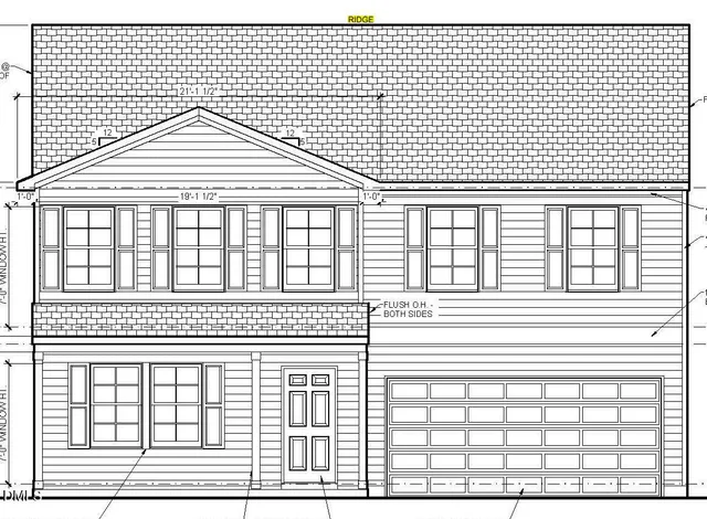 a view of a large white building