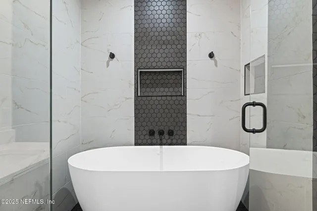 a view of a city that has tall buildings