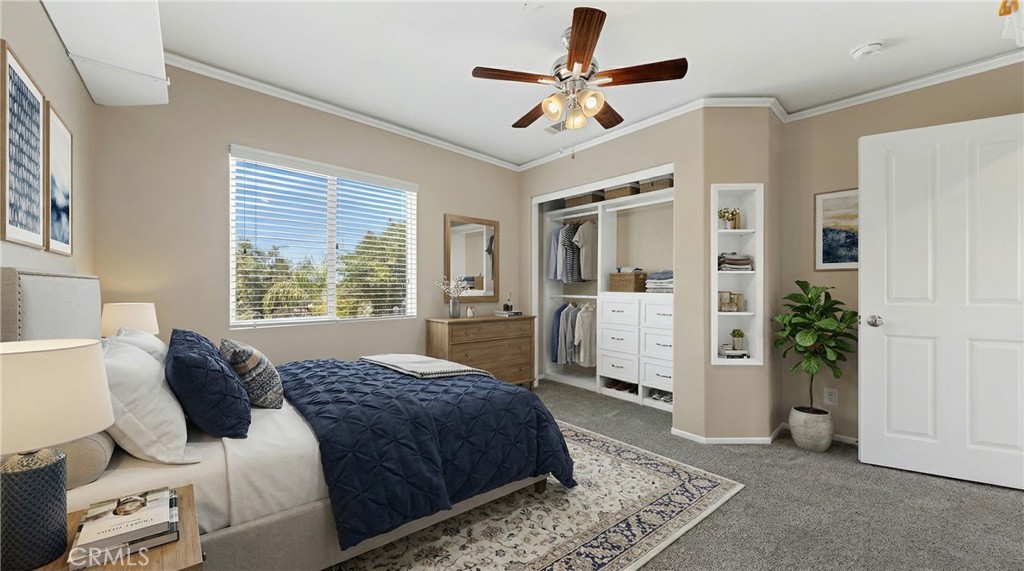 31207 Bell Mountain Road Menifee, CA 92584 - Photo 41 of 60 Bedroom With Closet And Soft Neutral Tones - Digitally Staged