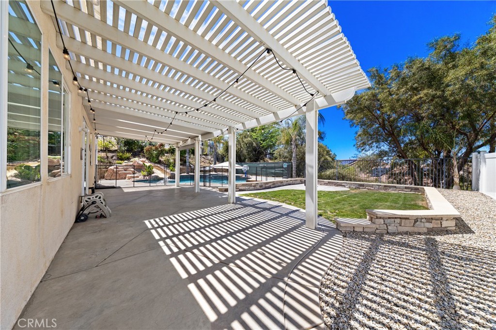 31207 Bell Mountain Road Menifee, CA 92584 - Photo 48 of 60 Covered Patio With Pergola And Outdoor Entertaining Space
